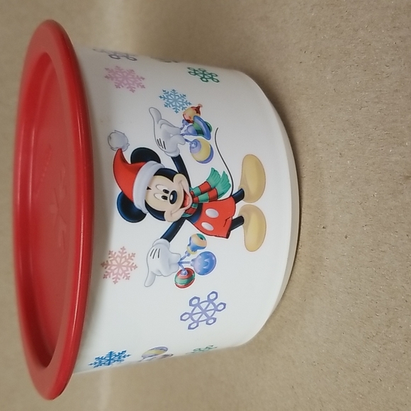 Disney Dining Disney Tupperware Mickey Minnie Mouse Food Storage Container Used Condition